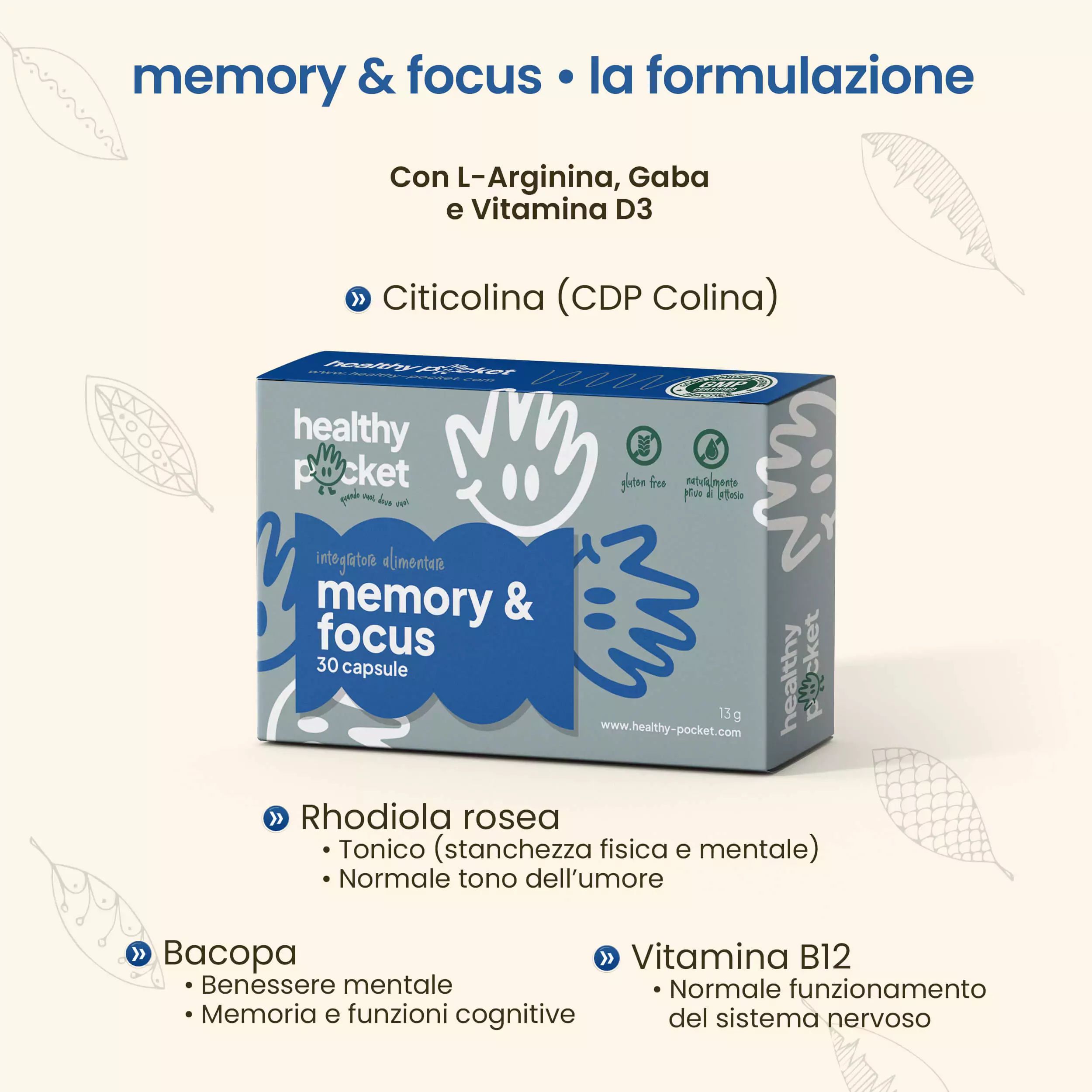 Healthy Pocket Memory & Focus - Fokus & Konzentration