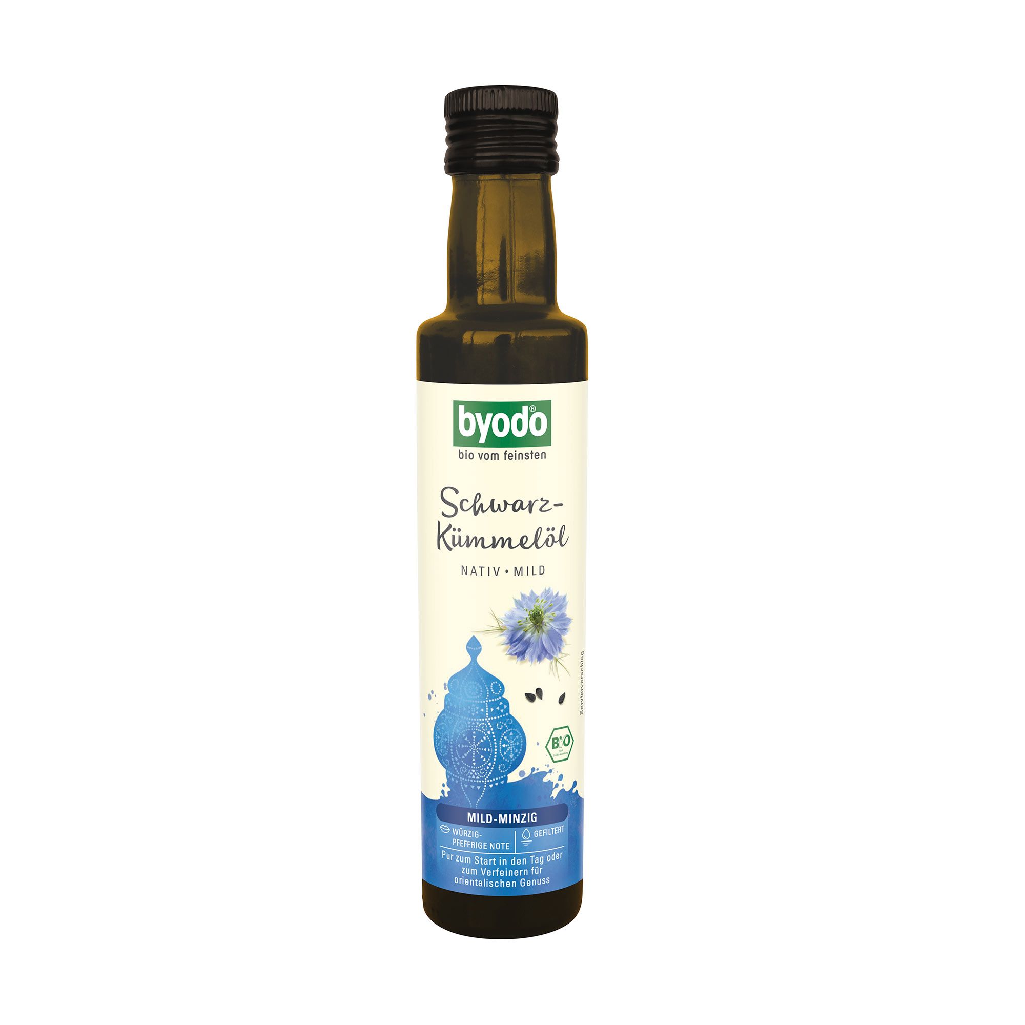 Bio Schwarzkümmelöl Nativ und Mild 250 ml