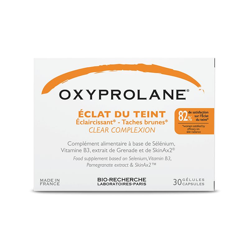 Oxyprolane® Packung: Nahrungsergänzungsmittel für einen strahlenden Teint, 30 Kapseln.