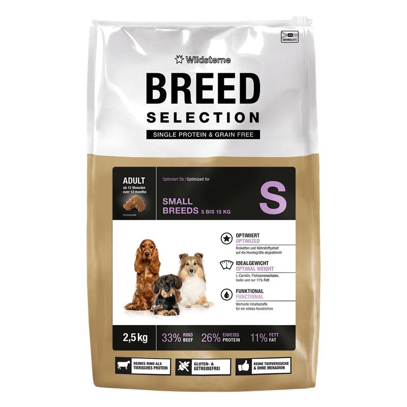 Wildsterne Breed Adult S 125 kg Futter