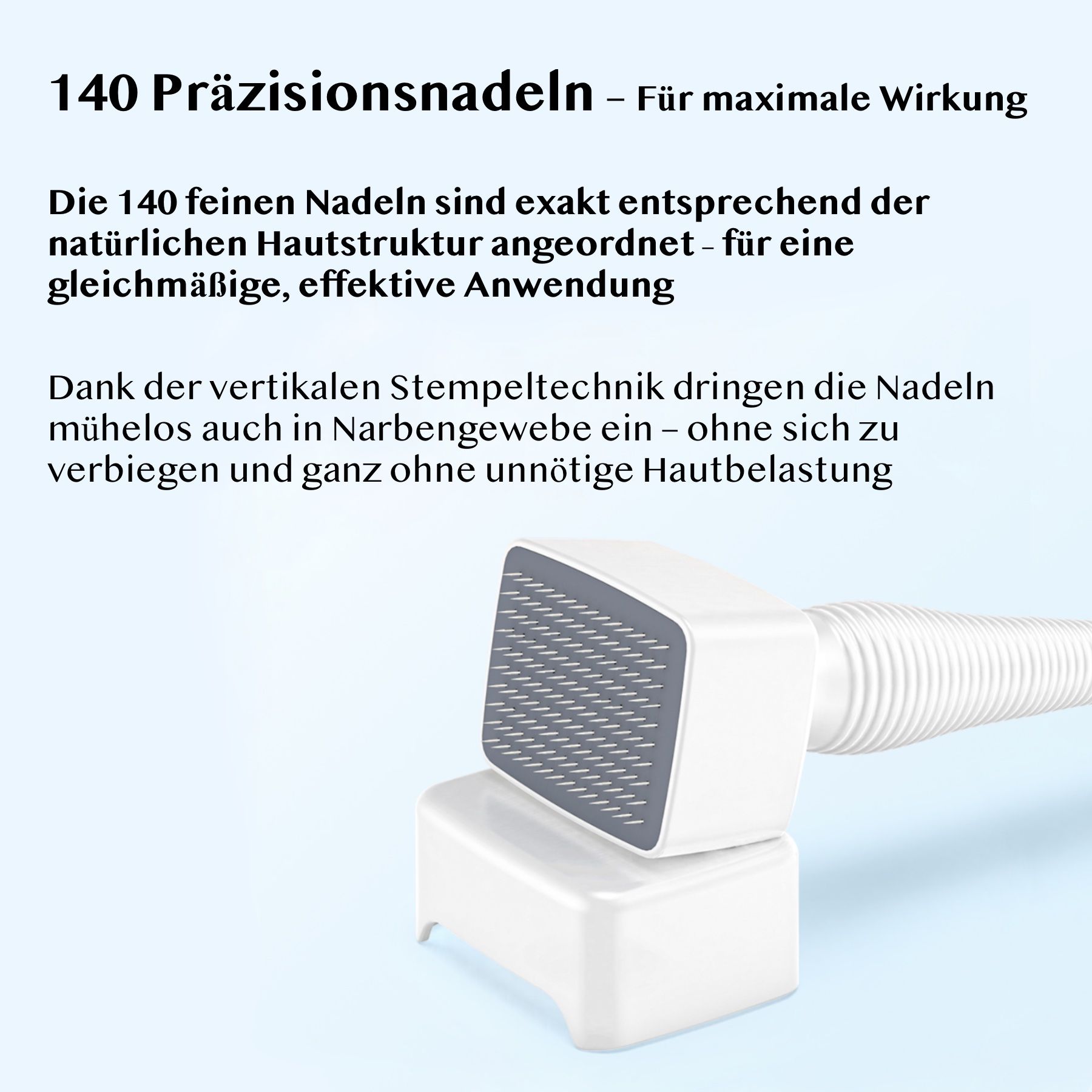 Derma Stamp Dermapen Mesoroller 140A Edelstall Nadeln