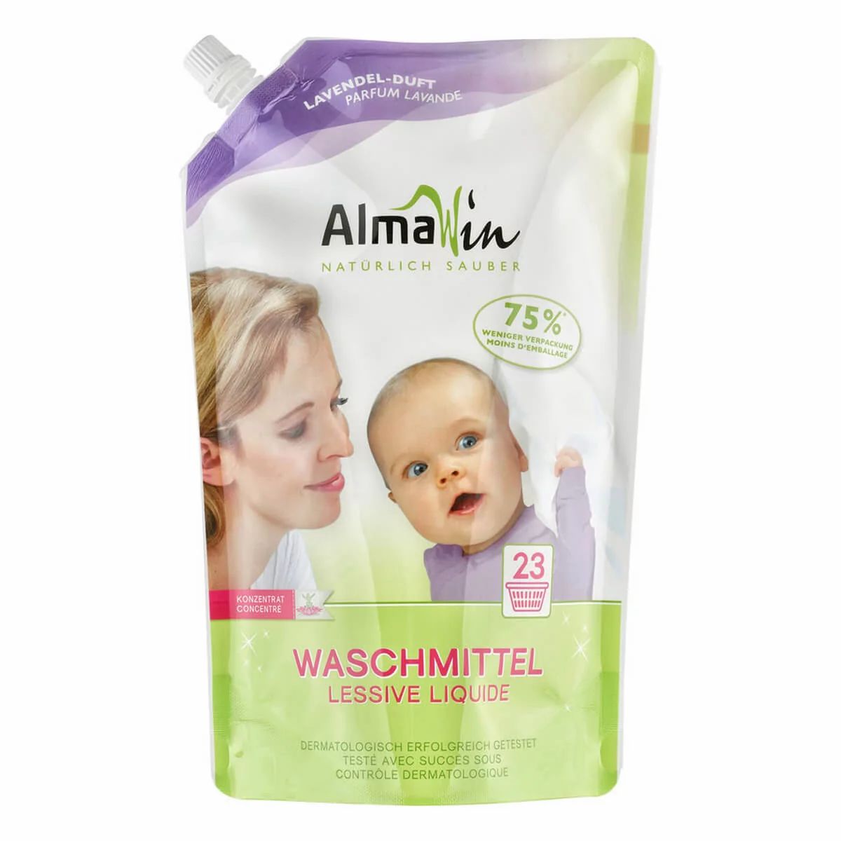 AlmaWin - Flüssig Waschmittel Lavendel 1500 ml