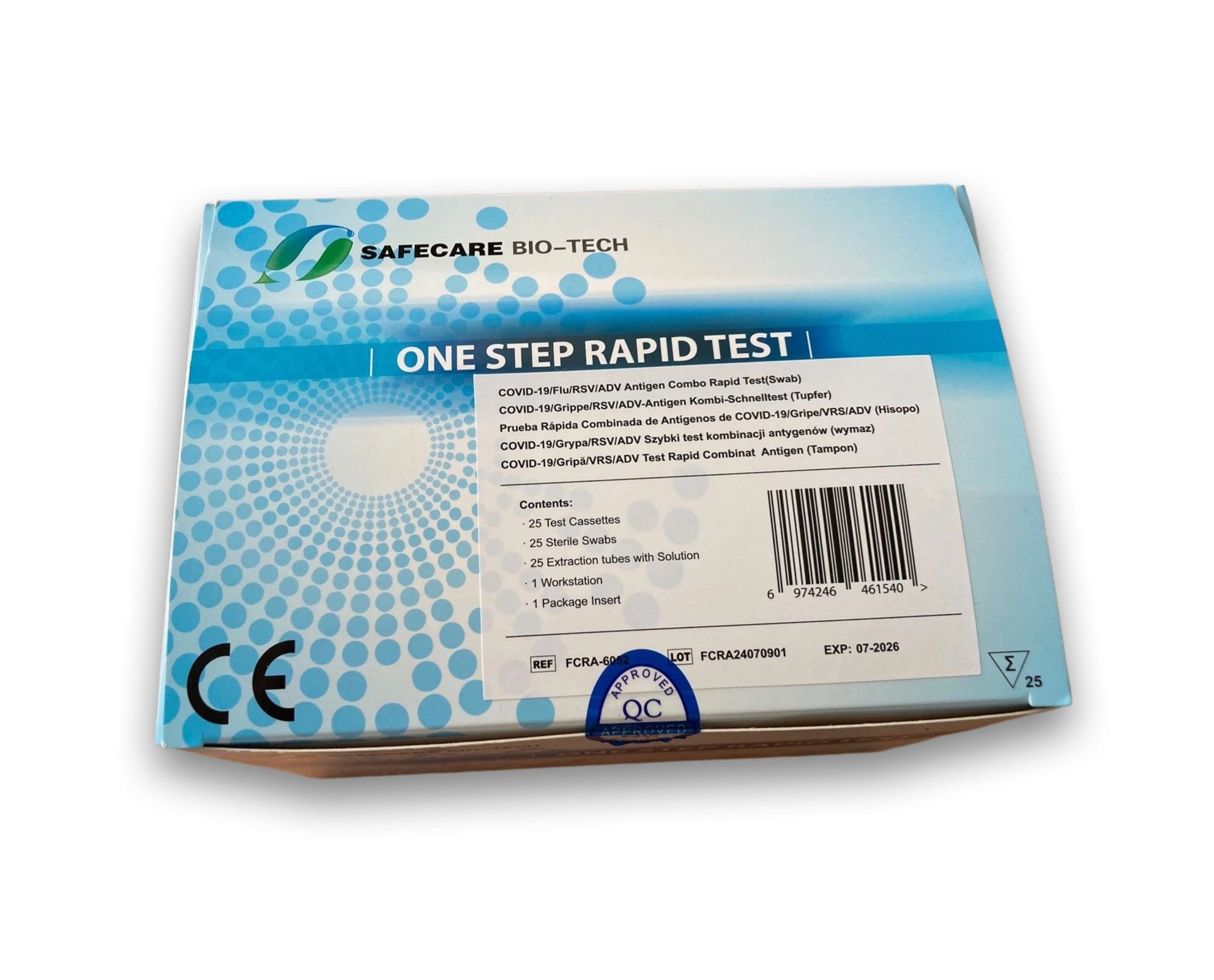 Safecare 5in1 Profitest COVID-19 / Grippe / RSV / ADV-Antigen