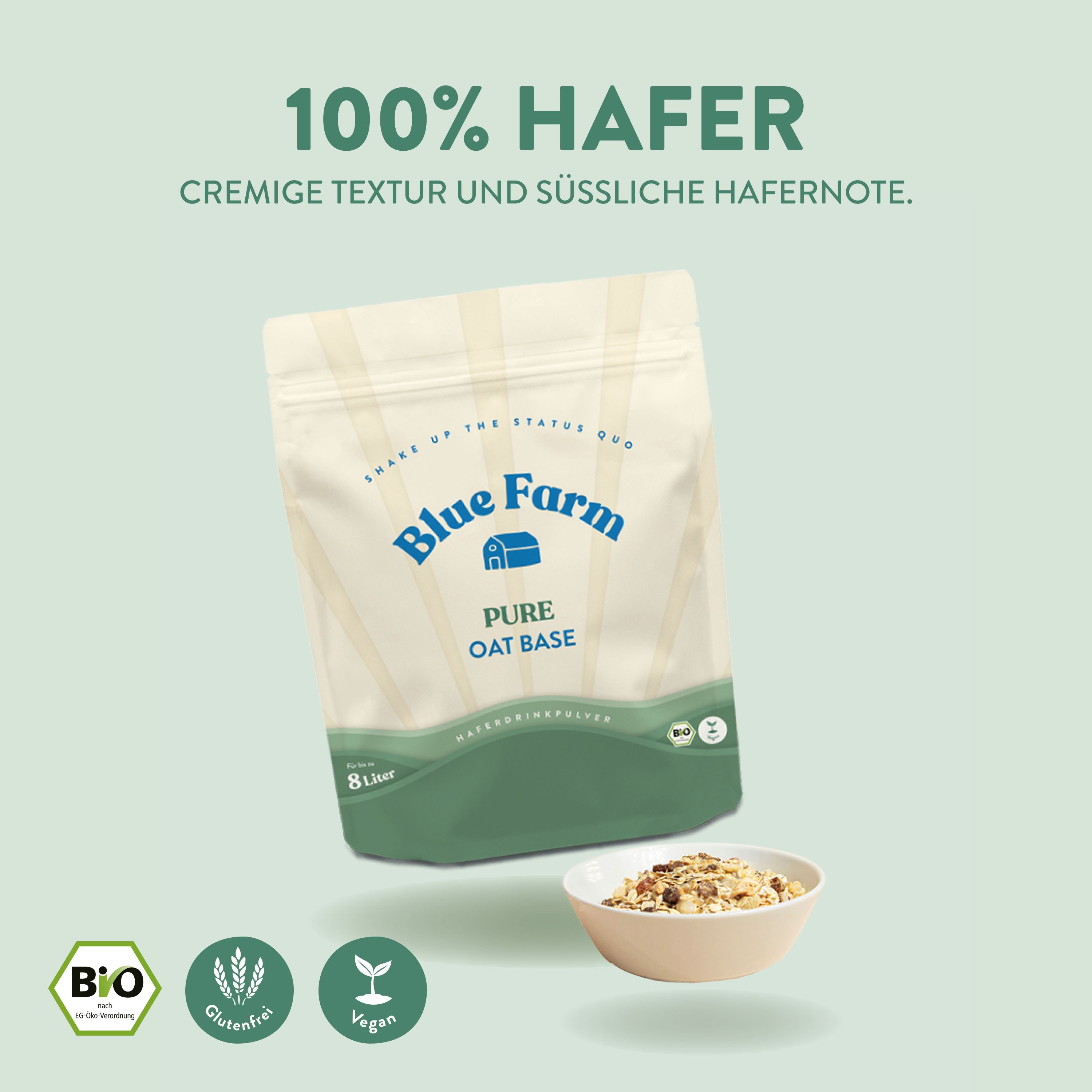 Blue Farm Pure Oat Base (Bio) 800 g Pulver