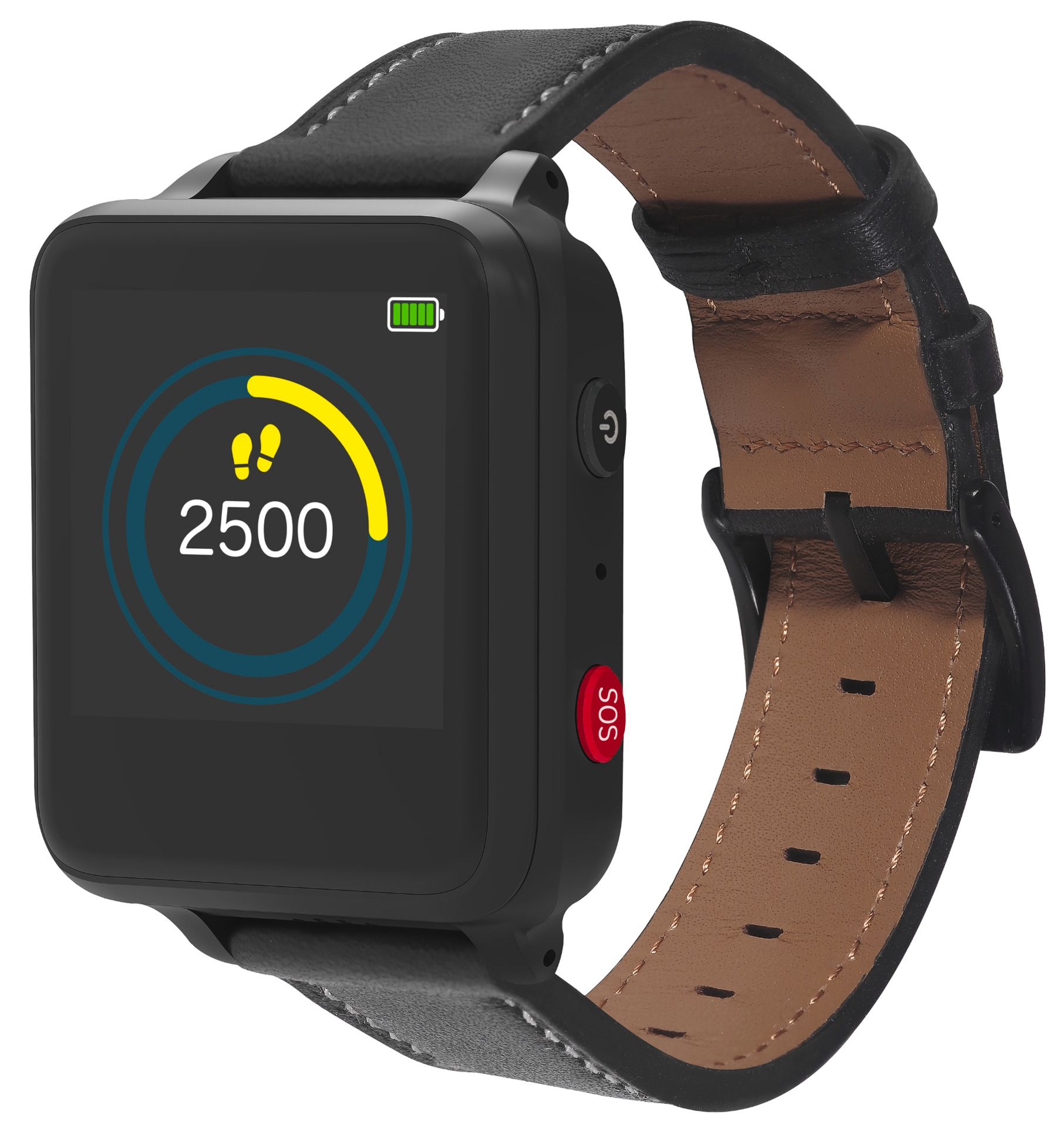 ANIO Care+ Senioren Smartwatch Fitnesstracker Smarte Uhr 1,3" SOS-Taste GPS WLAN