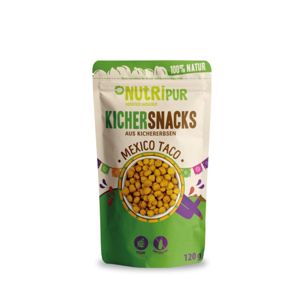 NutriPur Kichererbsen Chips Mexico Taco