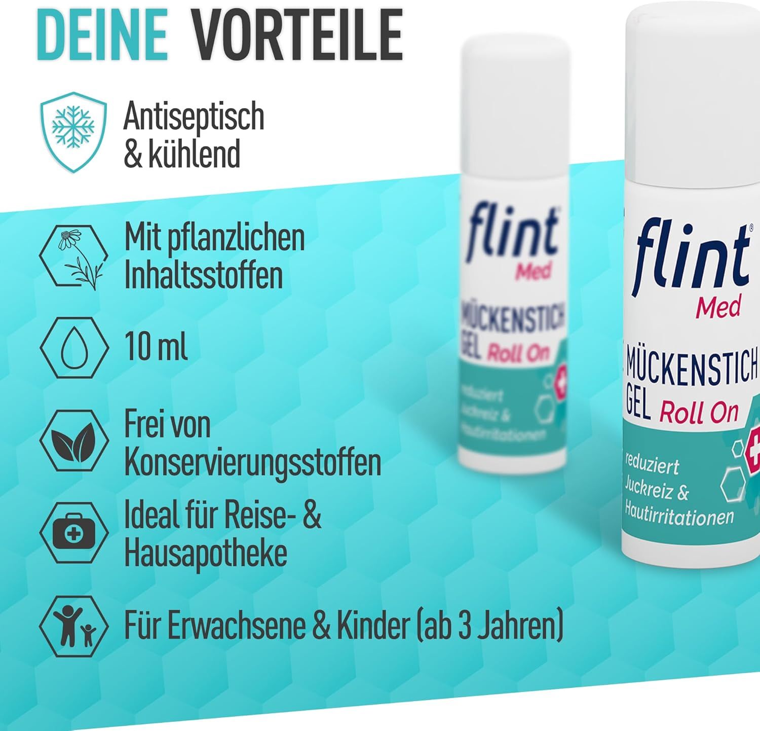 flint Mückenstich Gel Roll On