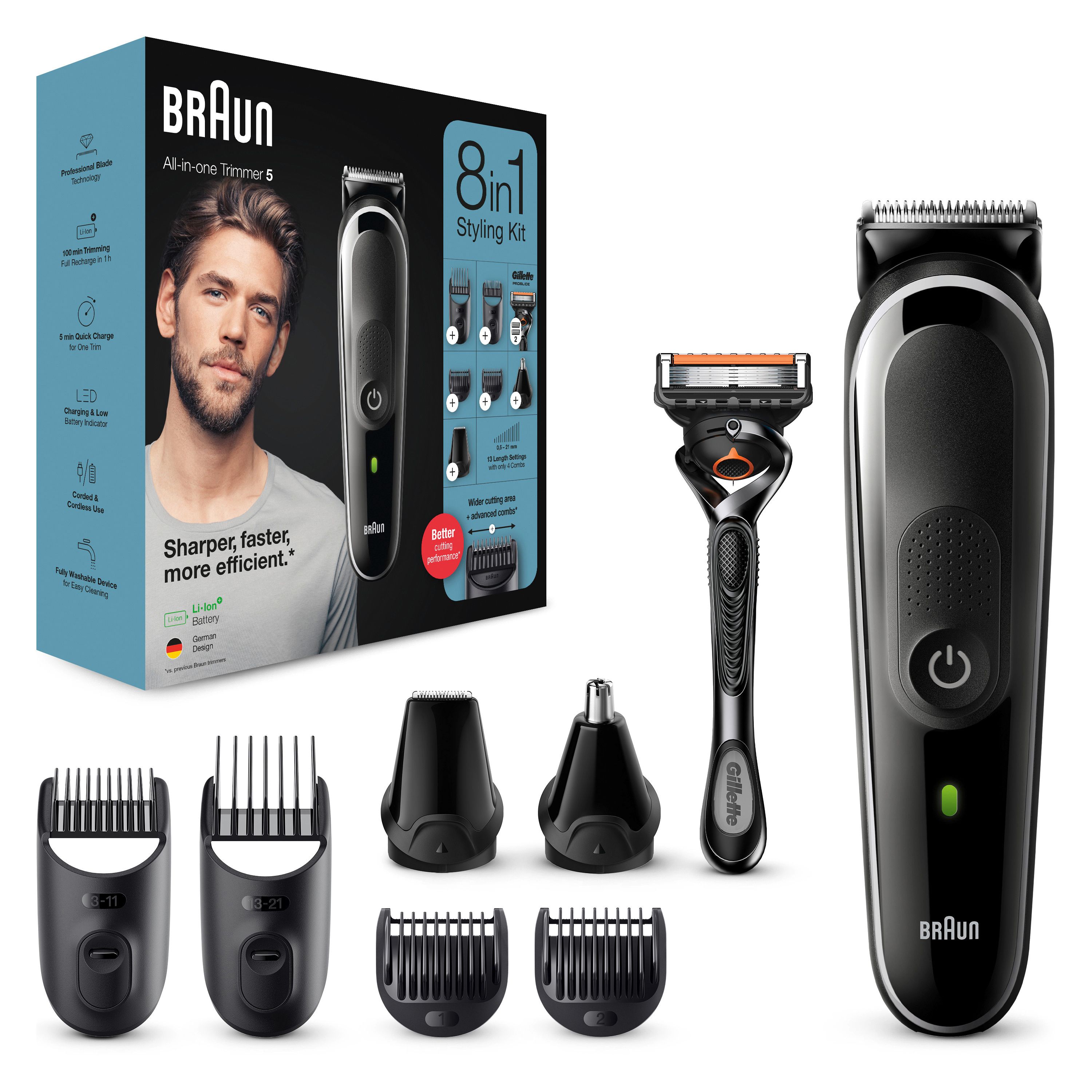 Braun - MultiGroomingKit "5 - MGK5360" in Schwarz