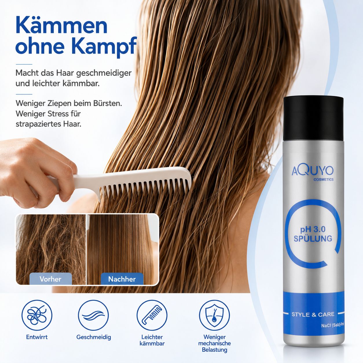 pH 3.0 Sauerspülung für coloriertes & strapaziertes Haar