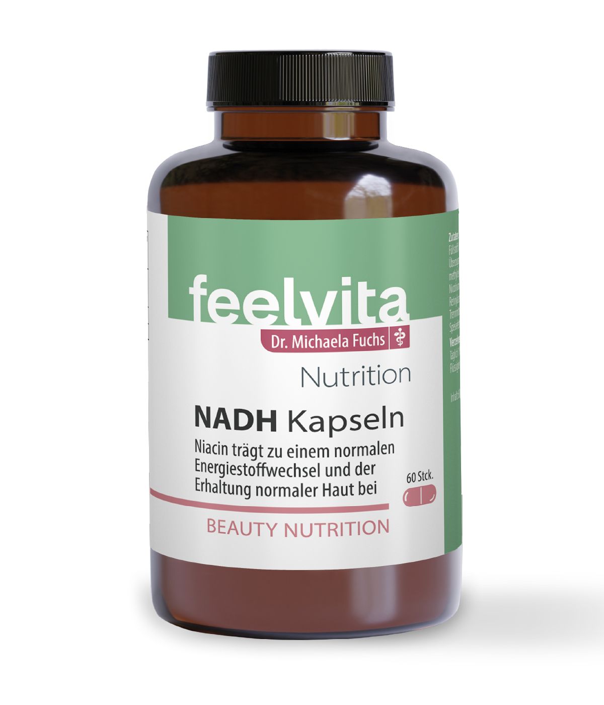 Genius Feelvita Nutrition Nadh Kapseln 2-Monatsvorrat 60 St