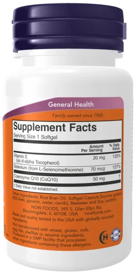 NOW FOODS CoQ10 50 mg
