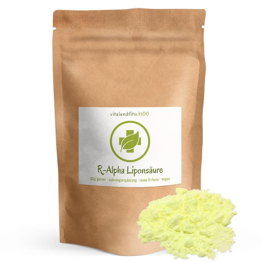 vitalundfitmit100® R-Alpha Liponsäure Pulver 30 GR