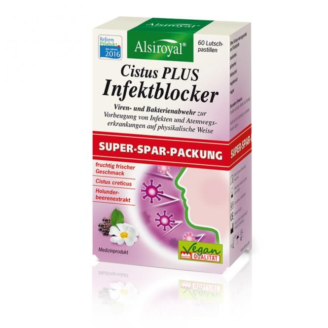 2x Alsiroyal Cistus Plus Infektblocker Doppelpack 2x60 Tabletten