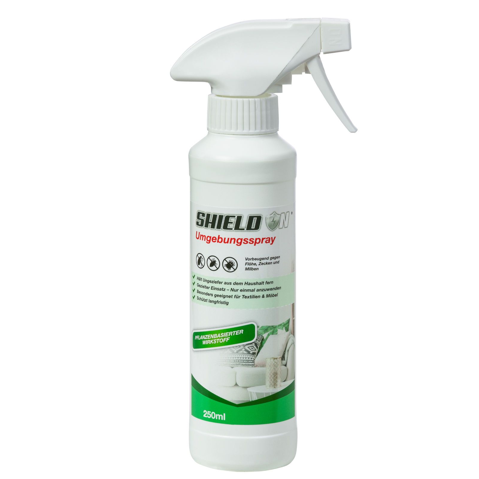 ShieldOn Umgebungsspray - gegen Ungeziefer im Haushalt