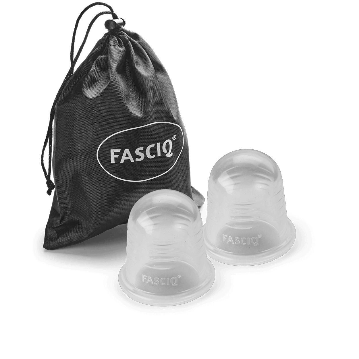 FASCIQ® Silikon Schröpfkopf, Massage cuppingset 2 x Small