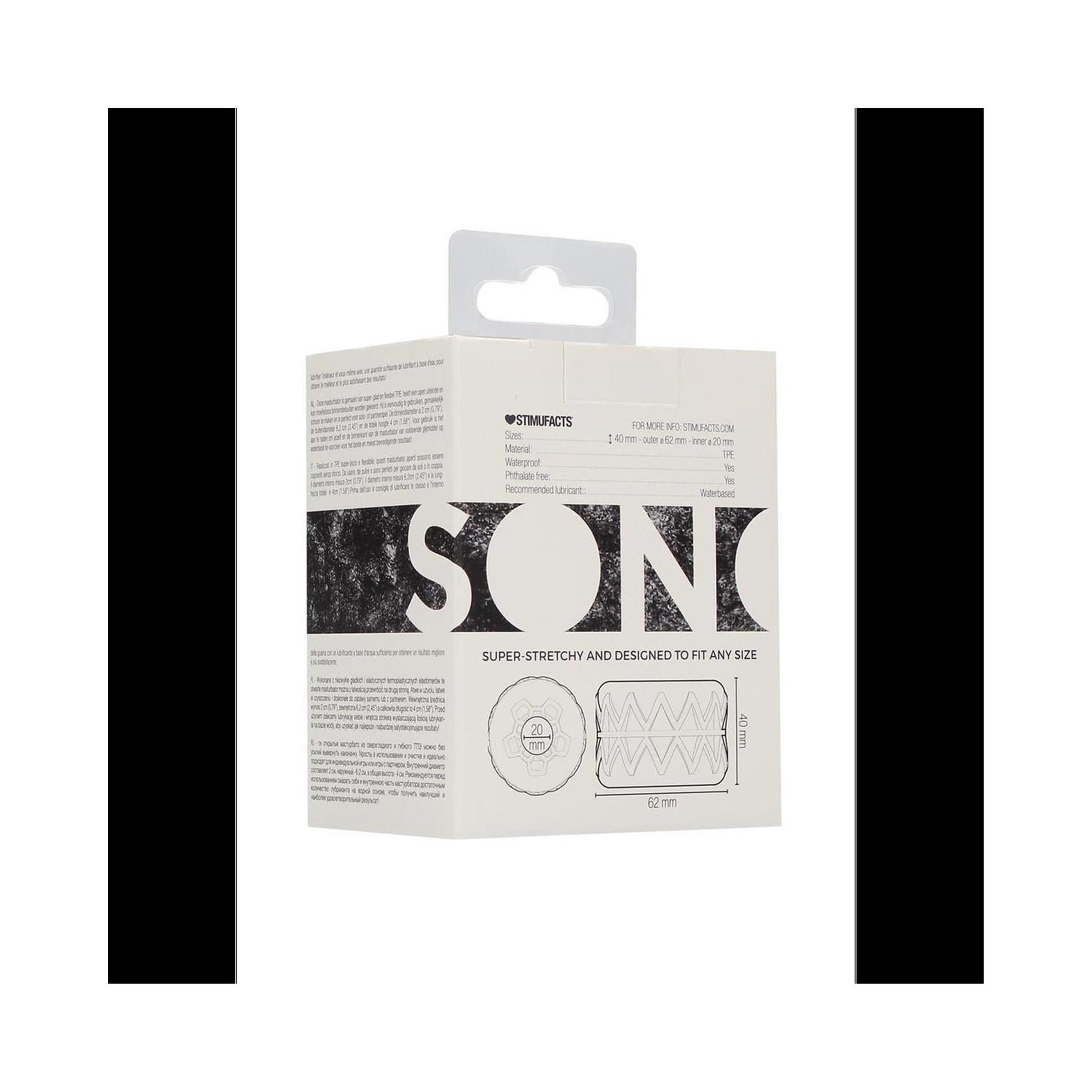 Sono by Shots - No.92 - Cockring Masturbator and Bumper in 1