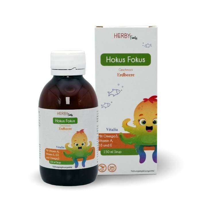 Herby Family® Hokus Fokus Saft für Kinder mit Omega-3 und Vitamine A,D und E