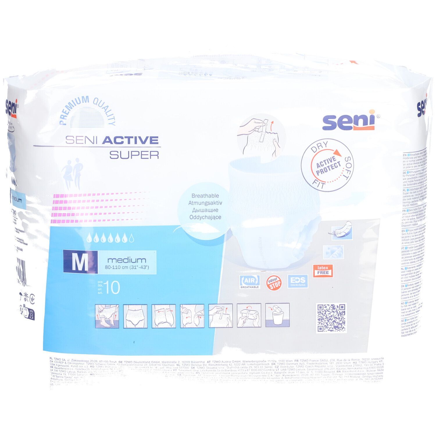 Seni Active Super Inkontinenzslip Einmal M