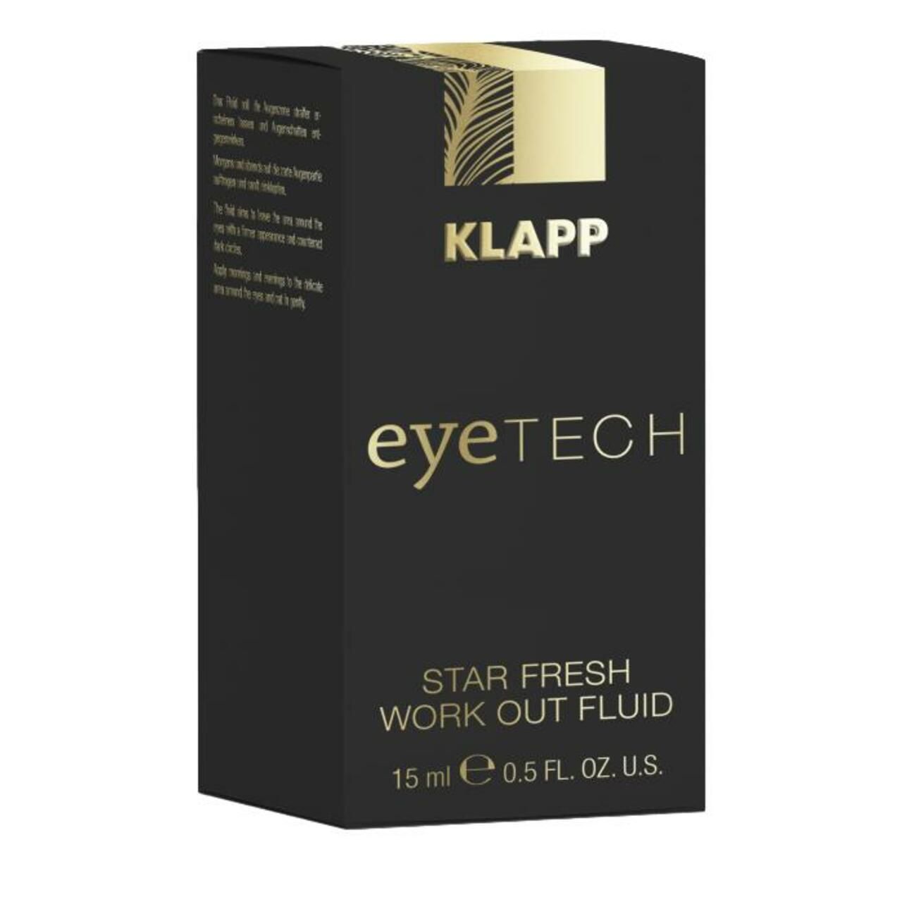 Klapp, Eyetech Star Fresh Work Out Fluid