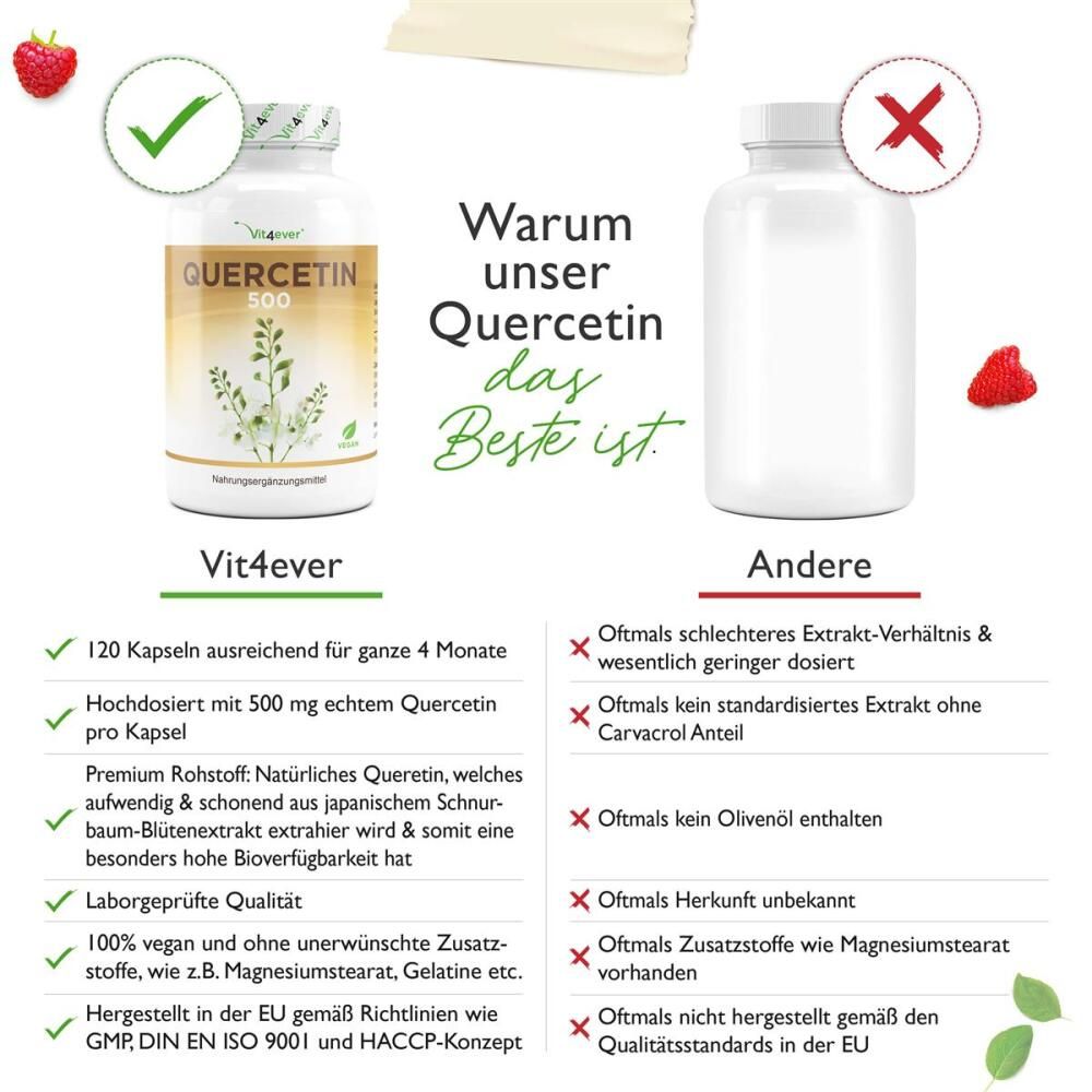 vit4ever Quercetin 120 St Kapseln