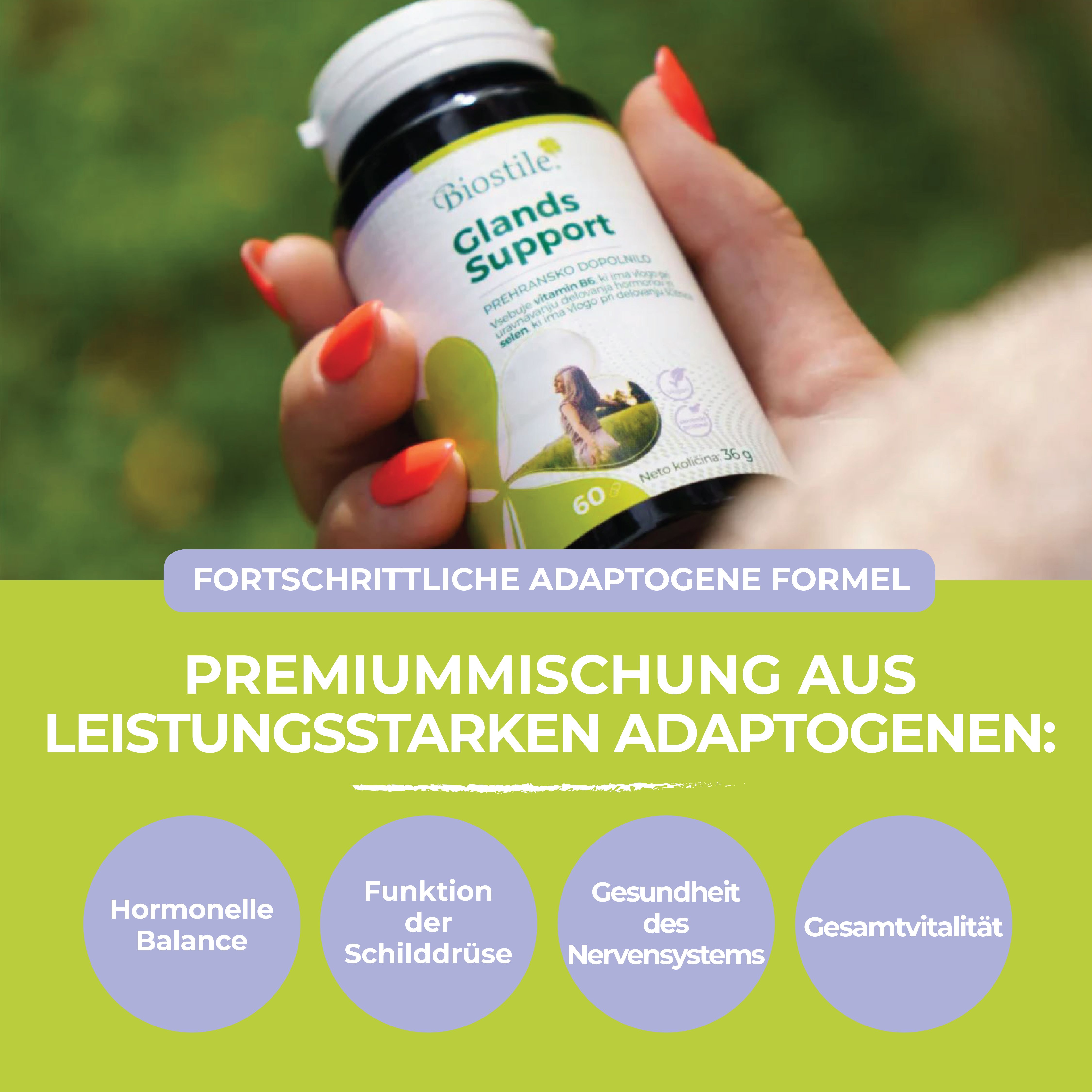 Biostile Glands support