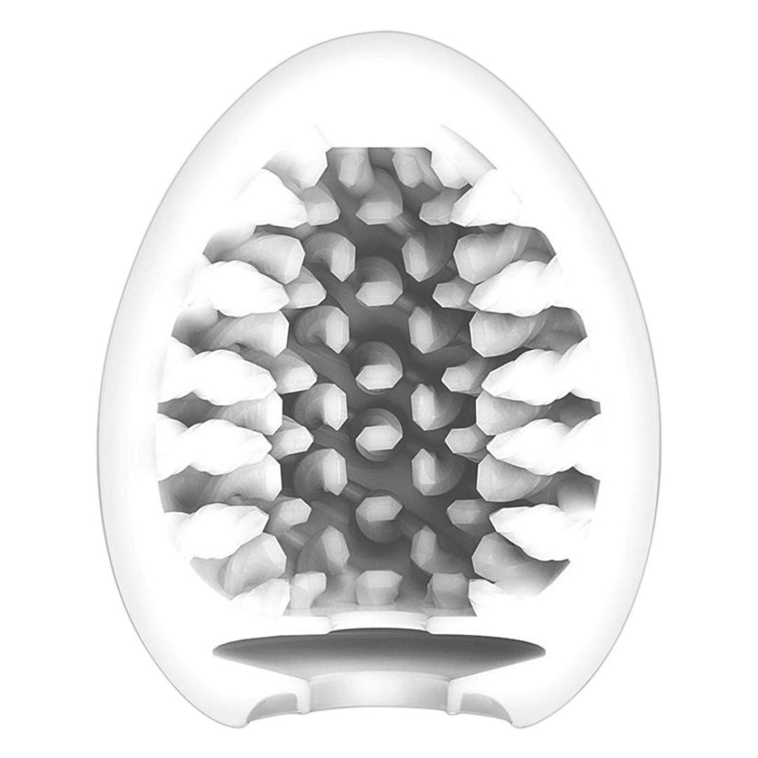 Tenga Ei Masturbator „Egg Brush“ mit Softborsten-Struktur