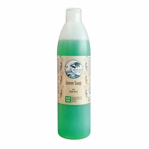 Water Law Tattoo Green Soap sapone detergente professionale 500 ml
