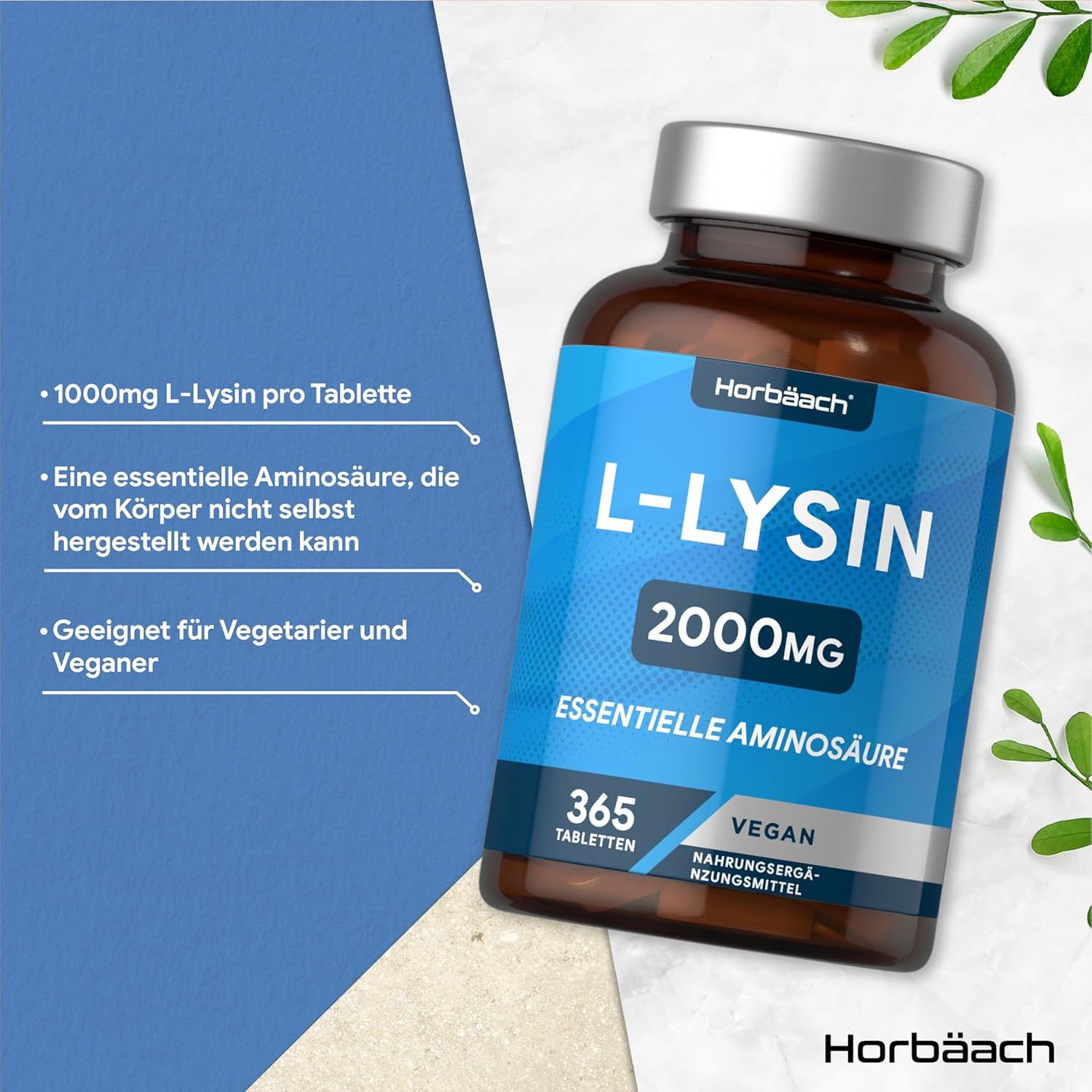 Horbaach L-Lysin 2000 mg Tabletten