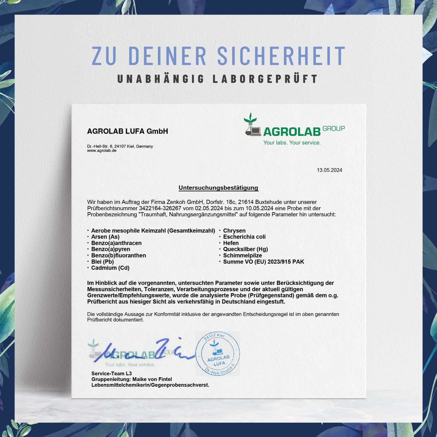 Melatonin Tropfen Komplex mit Pflanzenstoffen - Traumhaft - NATURTREU®