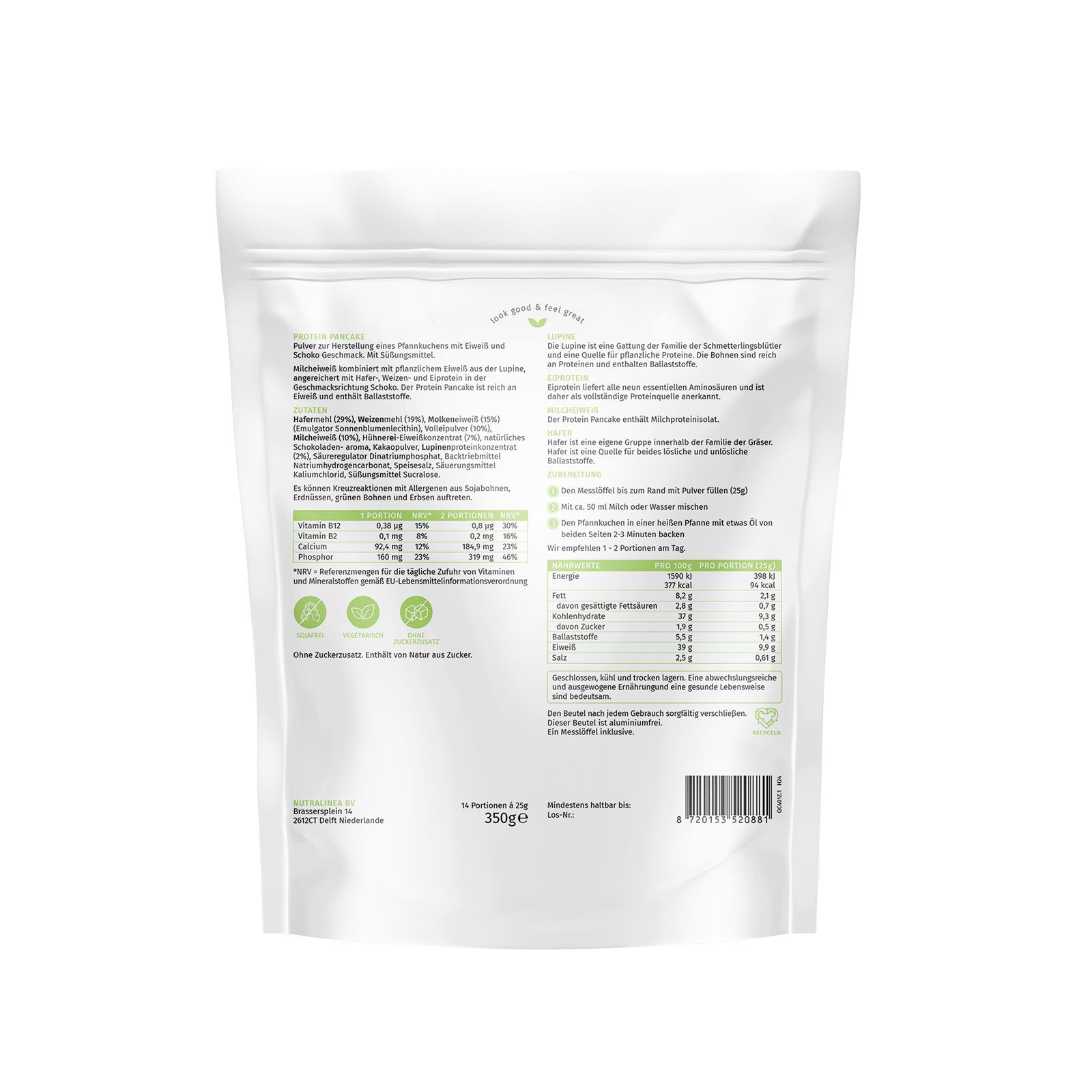 NutraLinea Lupinen Protein Pancake
