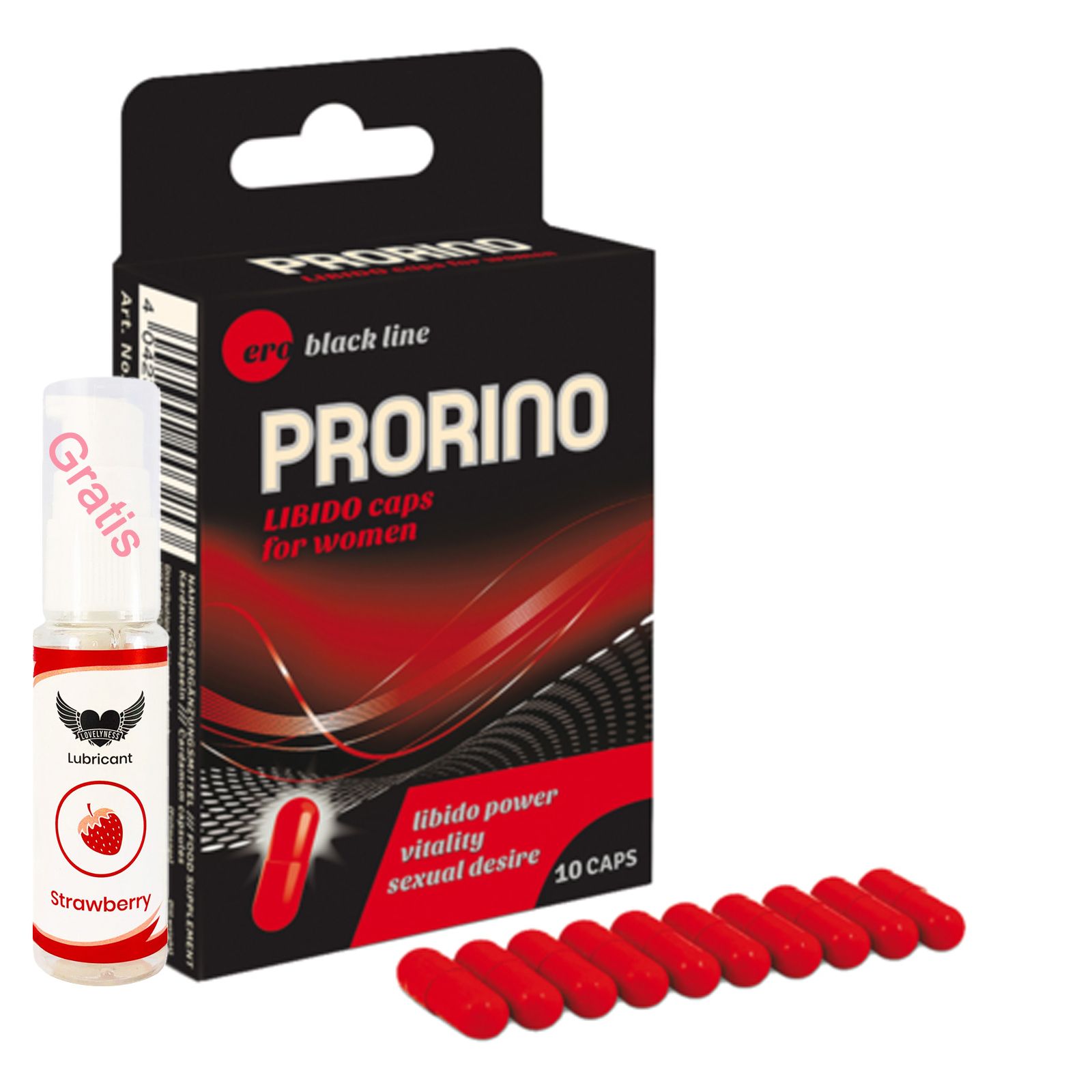 Prorino – Stimulation Libido Kapseln für die Frau 10 Stk 45 g - shop ...
