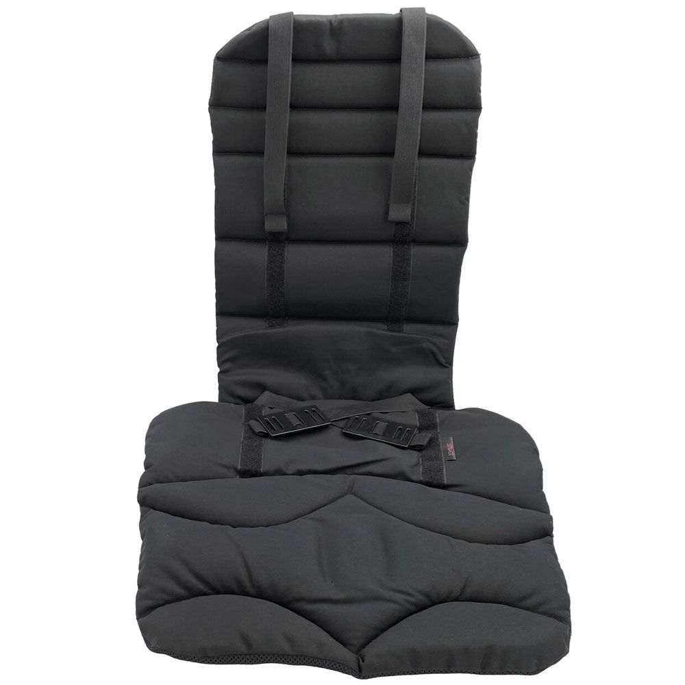 Sitback Basic light Stoff 3D black - Sitzauflage für die warmen Tage