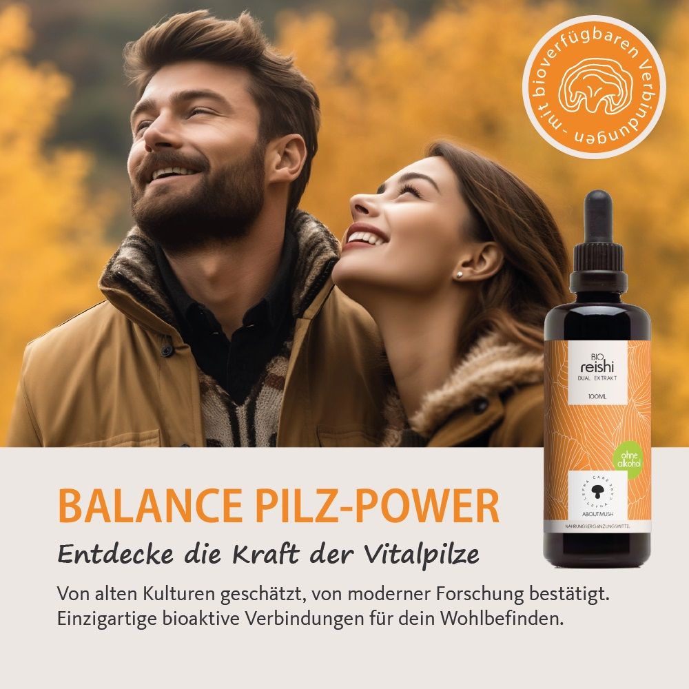 Vitalpilze Reishi Tropfen ohne Alkohol 100 ml Flüssigkeit zum Einnehmen