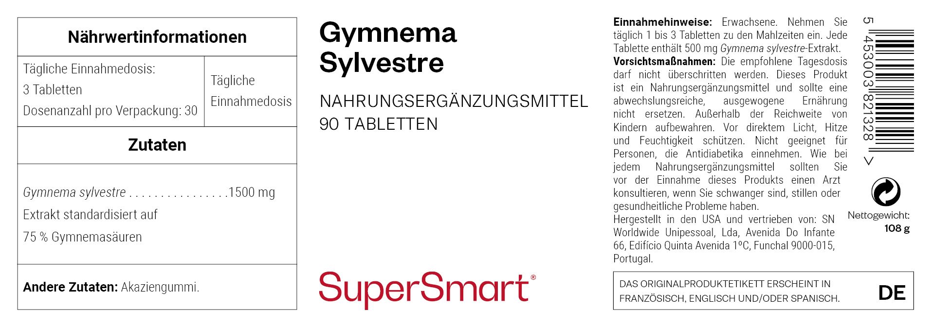 Gymnema Sylvestre - SuperSmart