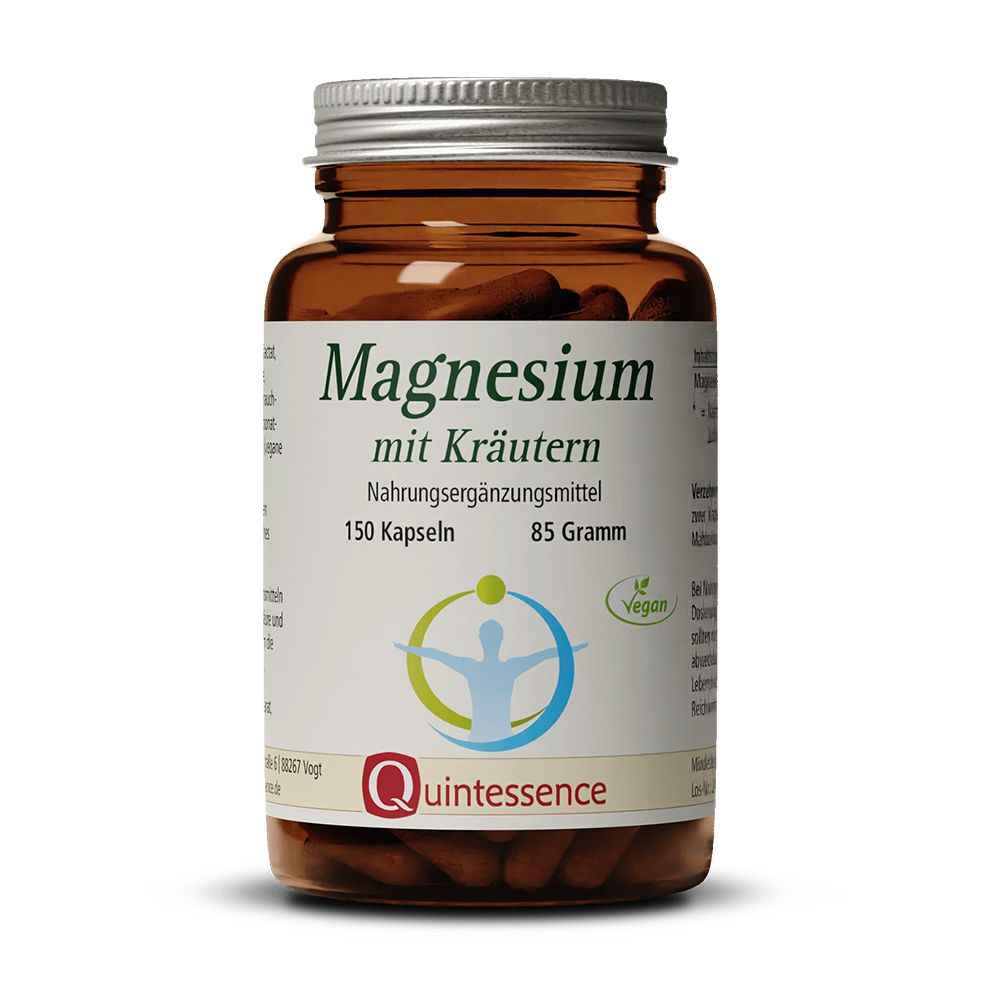 Magnesium mit Kräutern Kapseln von Quintessence