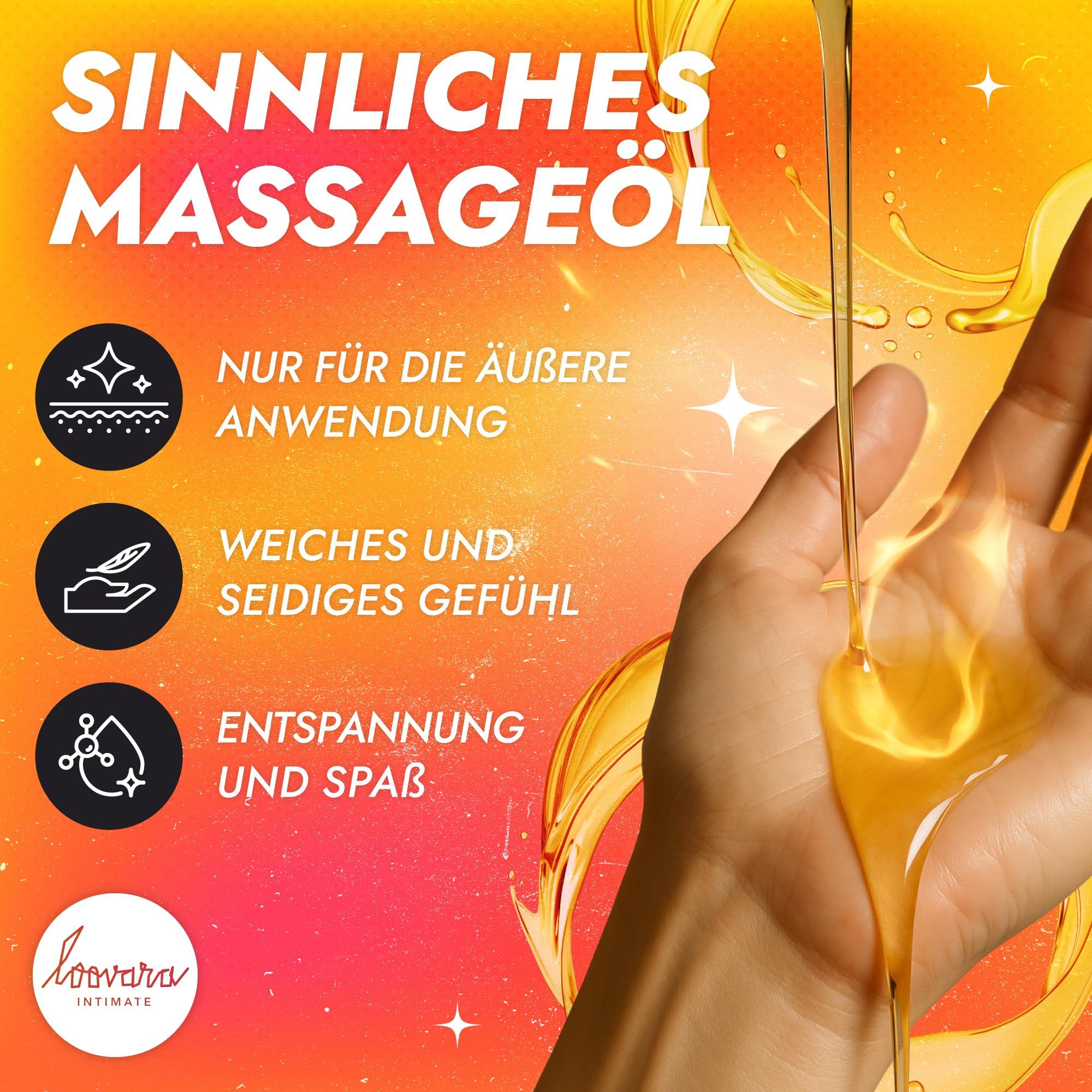 Flasche mit wärmendem Massageöl, 1000ml.
