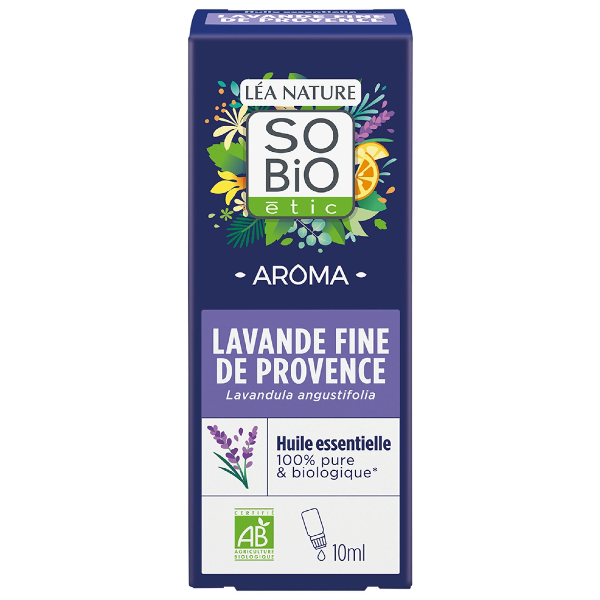 Léa Nature SO BIO étic Aroma ätherisches Öl Lavendel Fine de Provence Bio 9,5x4x4 cm