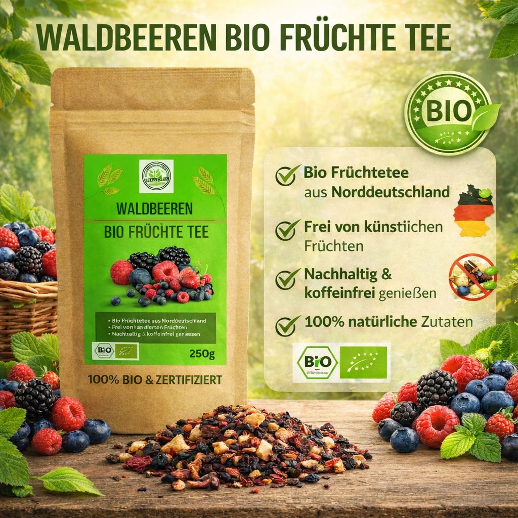 Linecase Bio Waldberren Früchte Tee