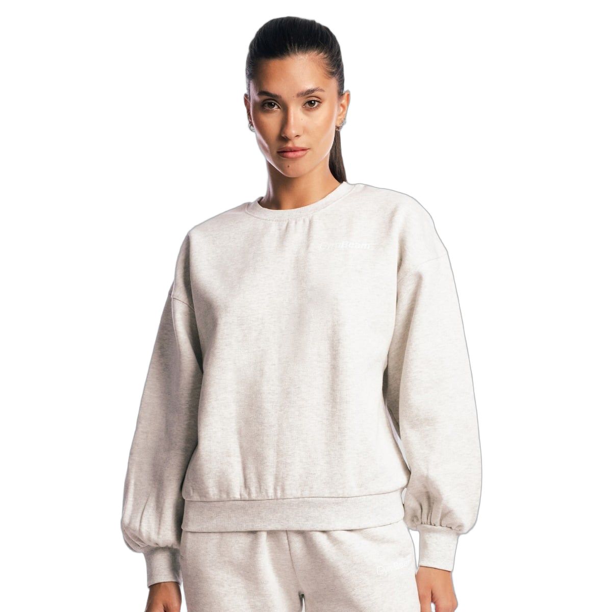 GymBeam Damen Pullover oversized Langarm Cloud 1 St