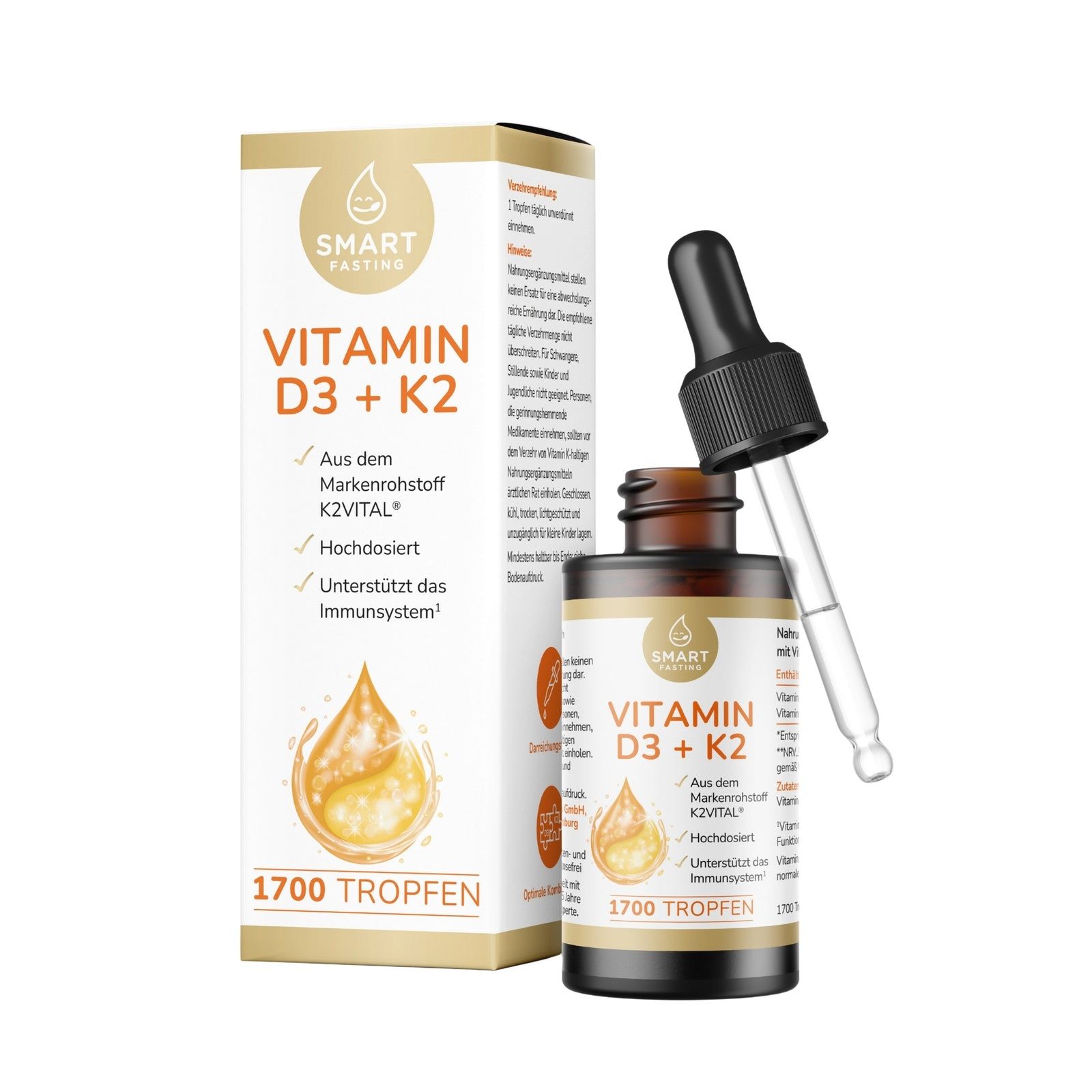 Vitamin D3+K2 Tropfen 50 ml