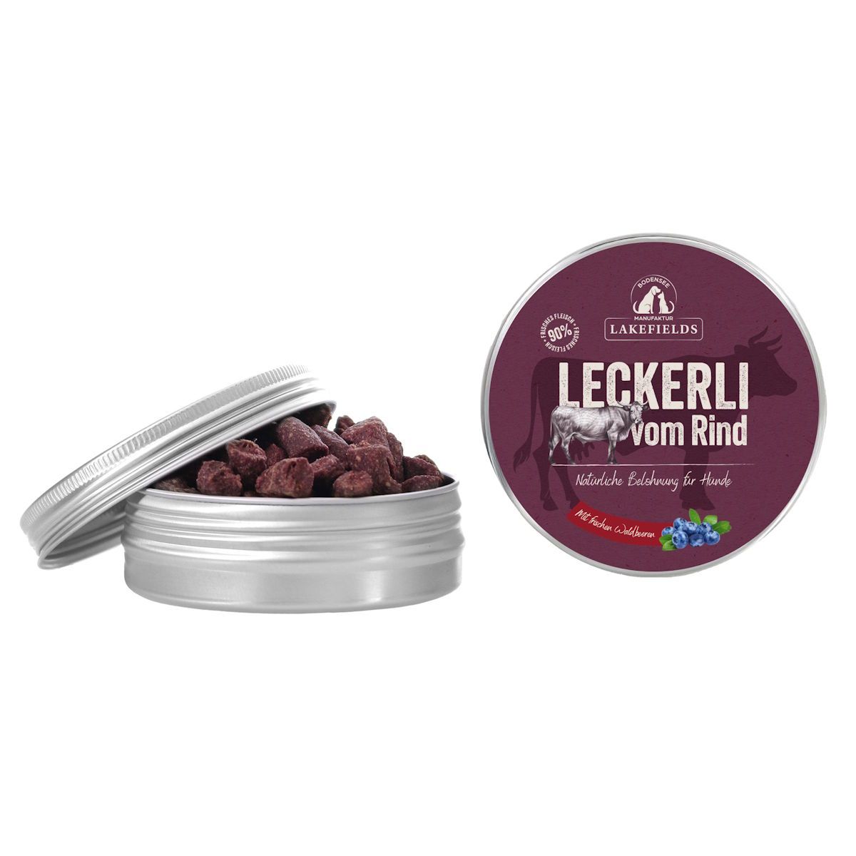 Lakefields - Leckerli Trockenfleisch vom Weiderind 50 g