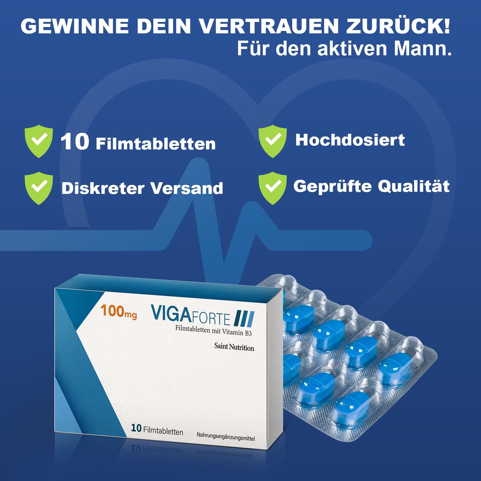 Saint Nutrition® | Vigaforte Filmtabletten