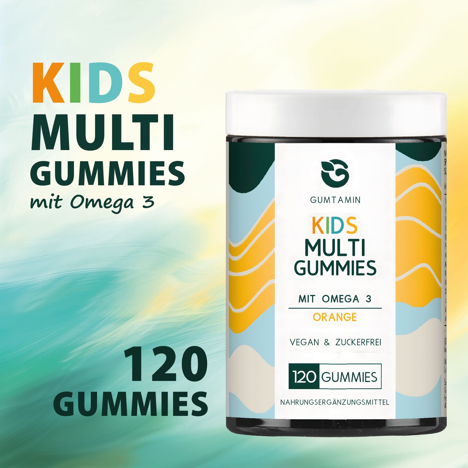 Kinder Multivitamin Gummies | Gumtamin 120 St Gummibärchen