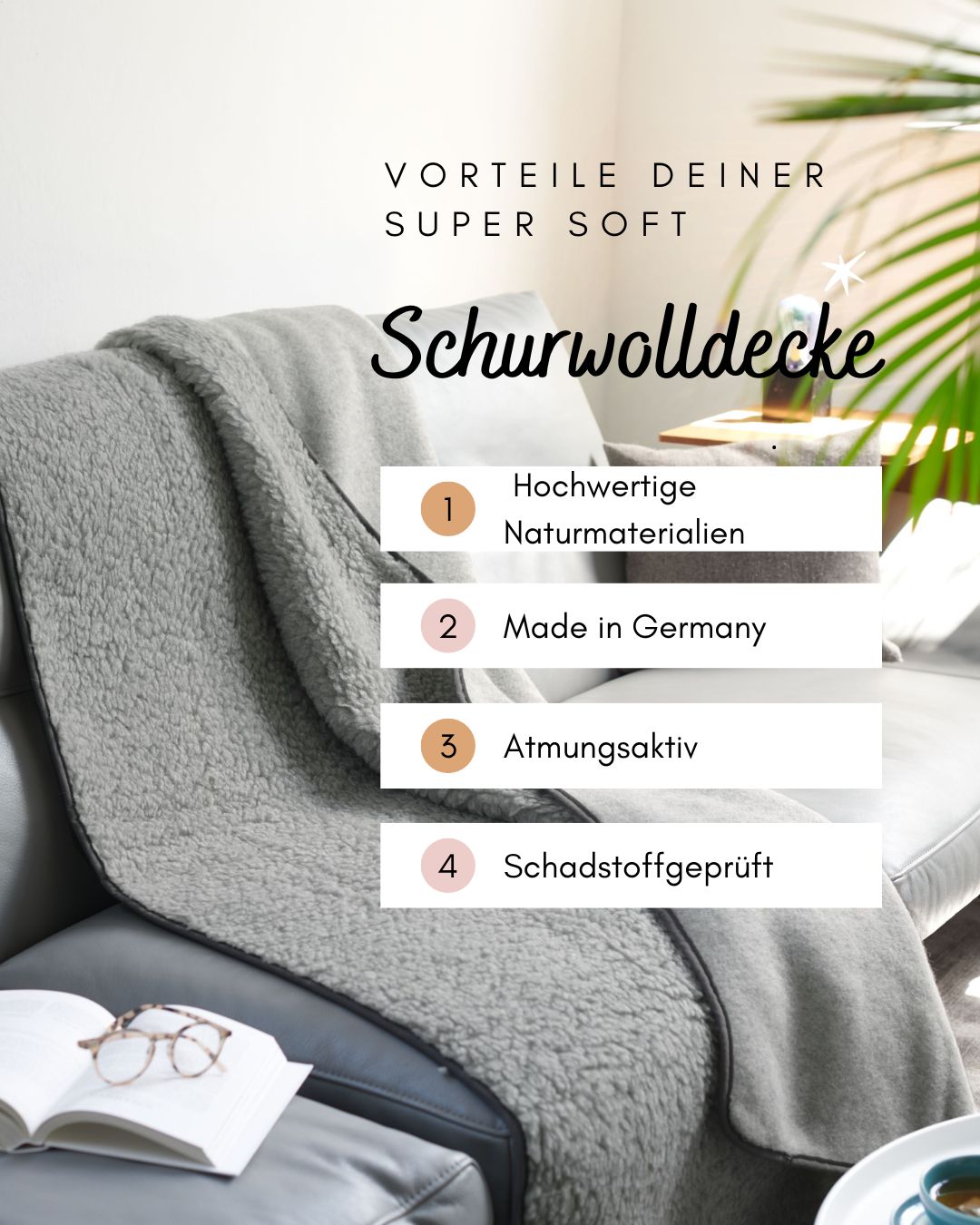 K. & N. Schurwolle Schurwolldecke „SuperSoft“