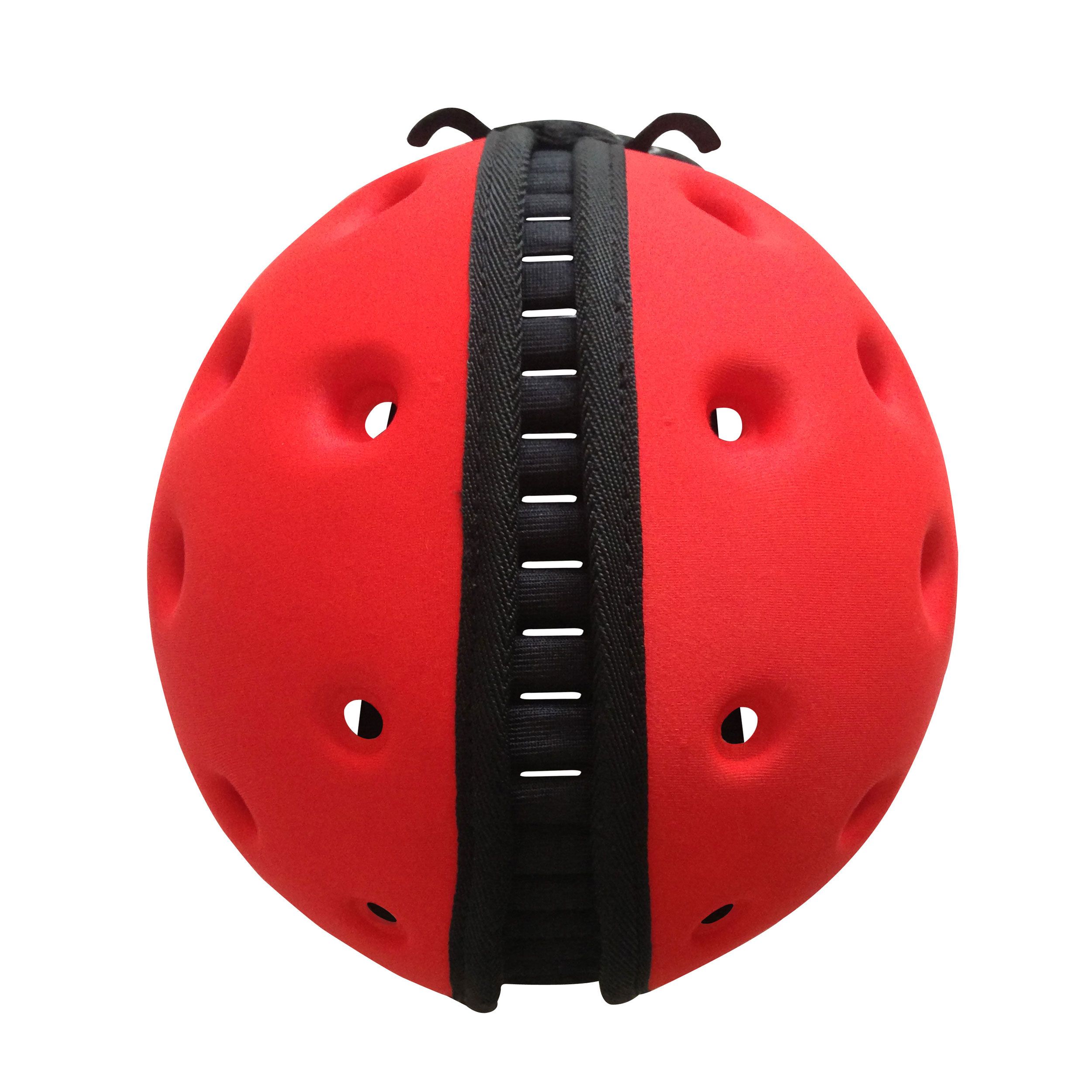 reer SafeHeadBaby Babyhelm Marienkäfer, Kopfschutz, Rot
