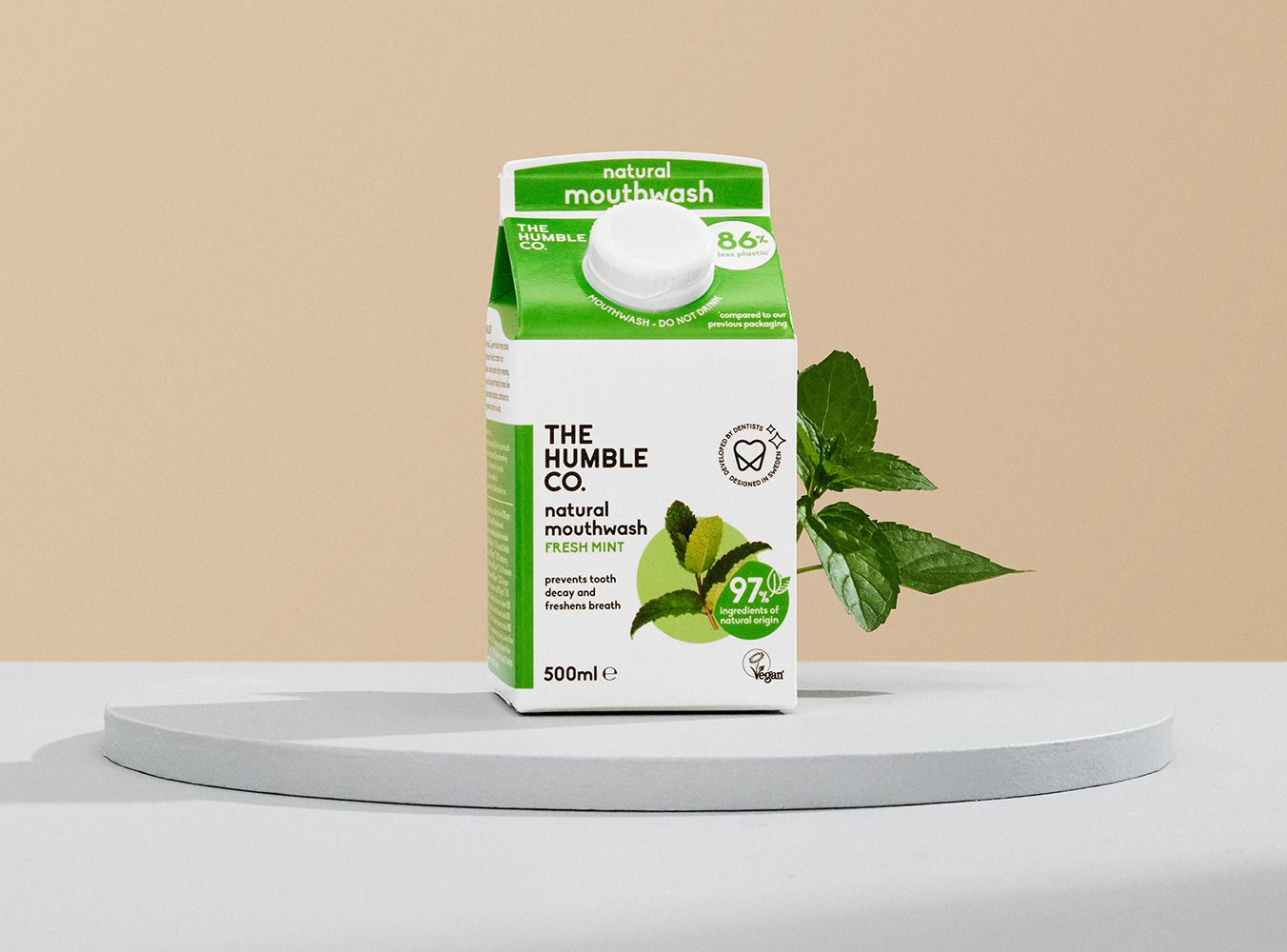 The Humble Co. Mundspülung Frische Minze