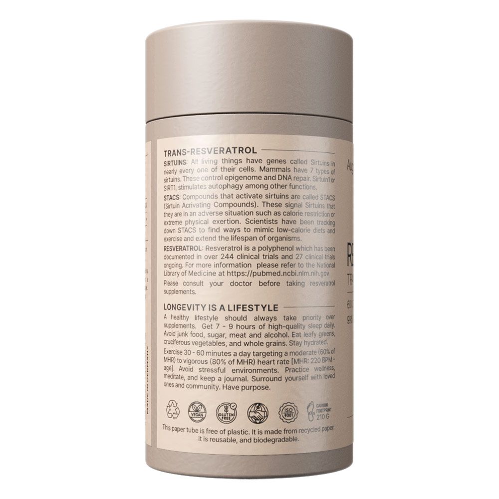 Augment Life Trans-Resveratrol Kapseln