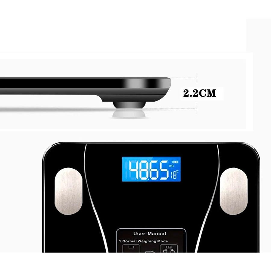Sport-Knight®  Körperanalysewaage Bluetooth Weiß