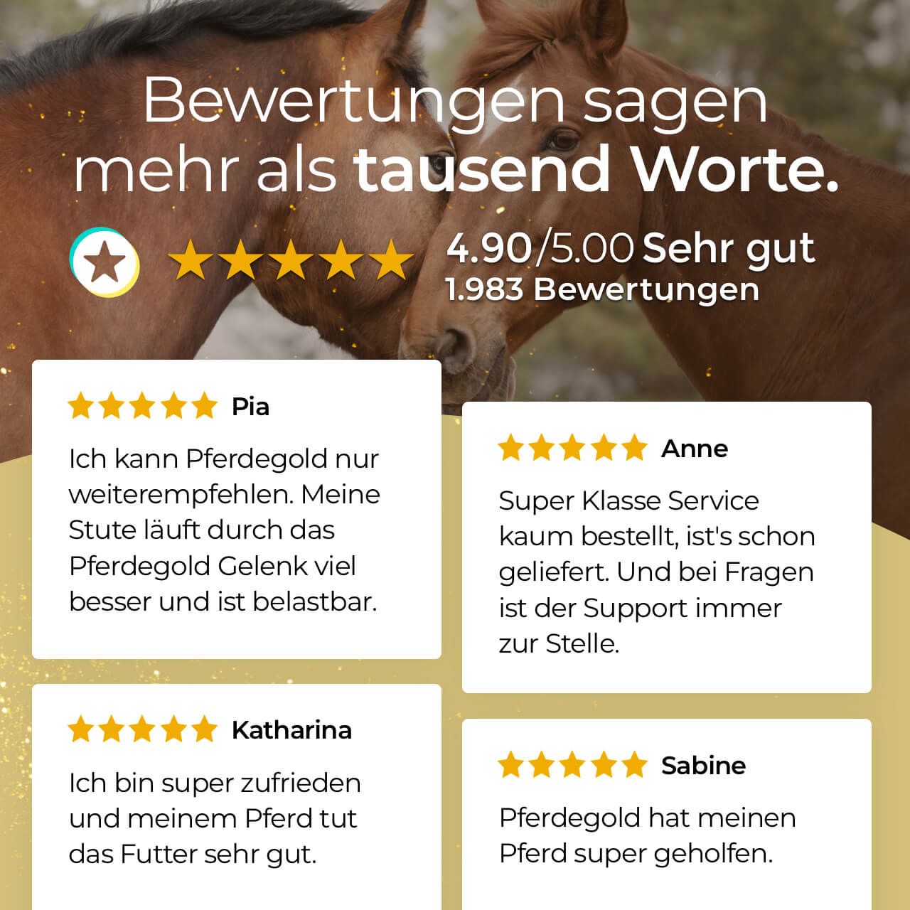 Pferdegold Stoffwechsel
