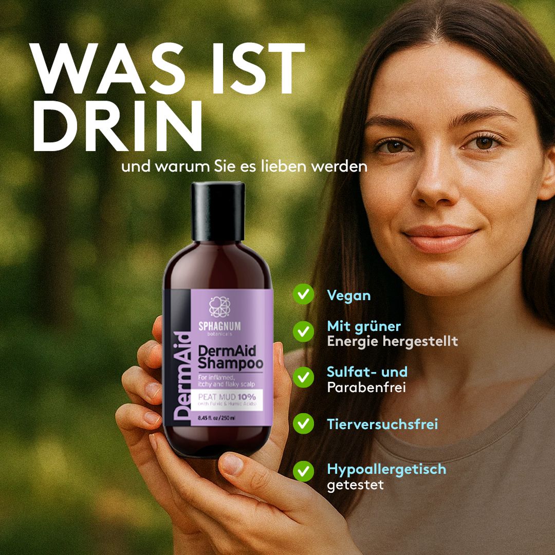 Sphagnum Botanicals DermAid Shampoo – bei seborrhoischem Ekzem & Psoriasis